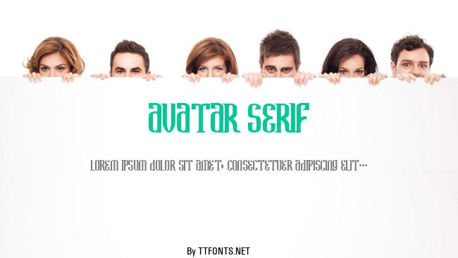 Avatar Serif example